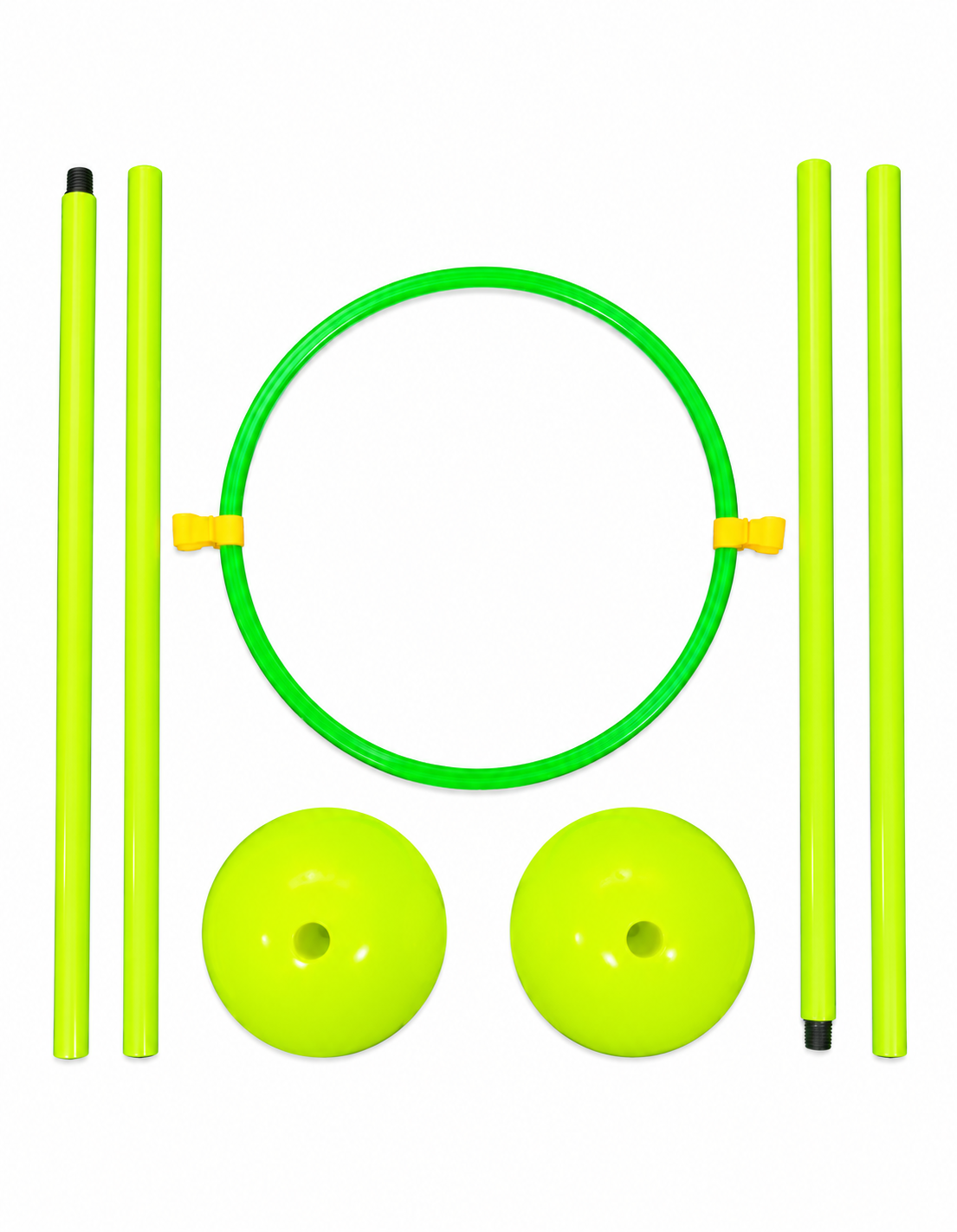 Set de Valla - Aro de Agilidad Ajustable con Bases Domo para Entrenamiento Deportivo