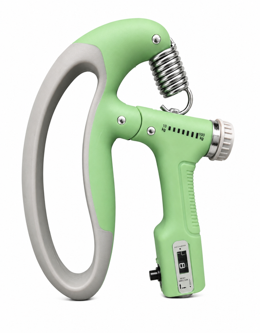 Ejertitador de Mano y Antebrazo Ajustable (10 - 100 kg) con Contador Digital