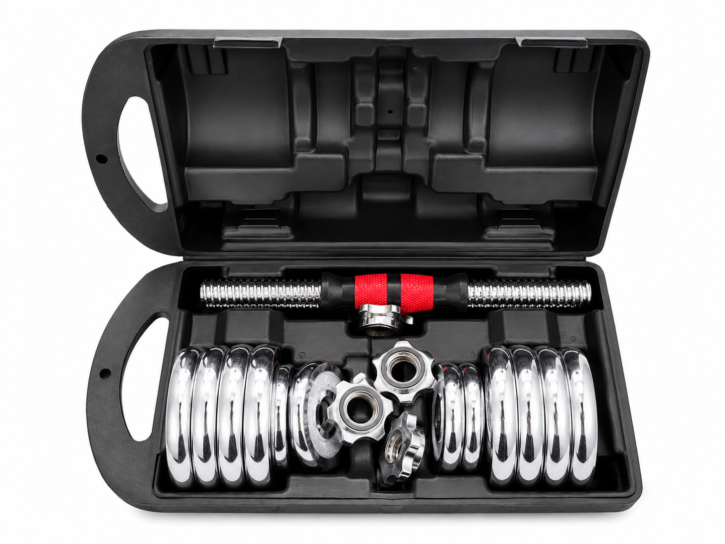 Set De Pesa 15KG Cromada