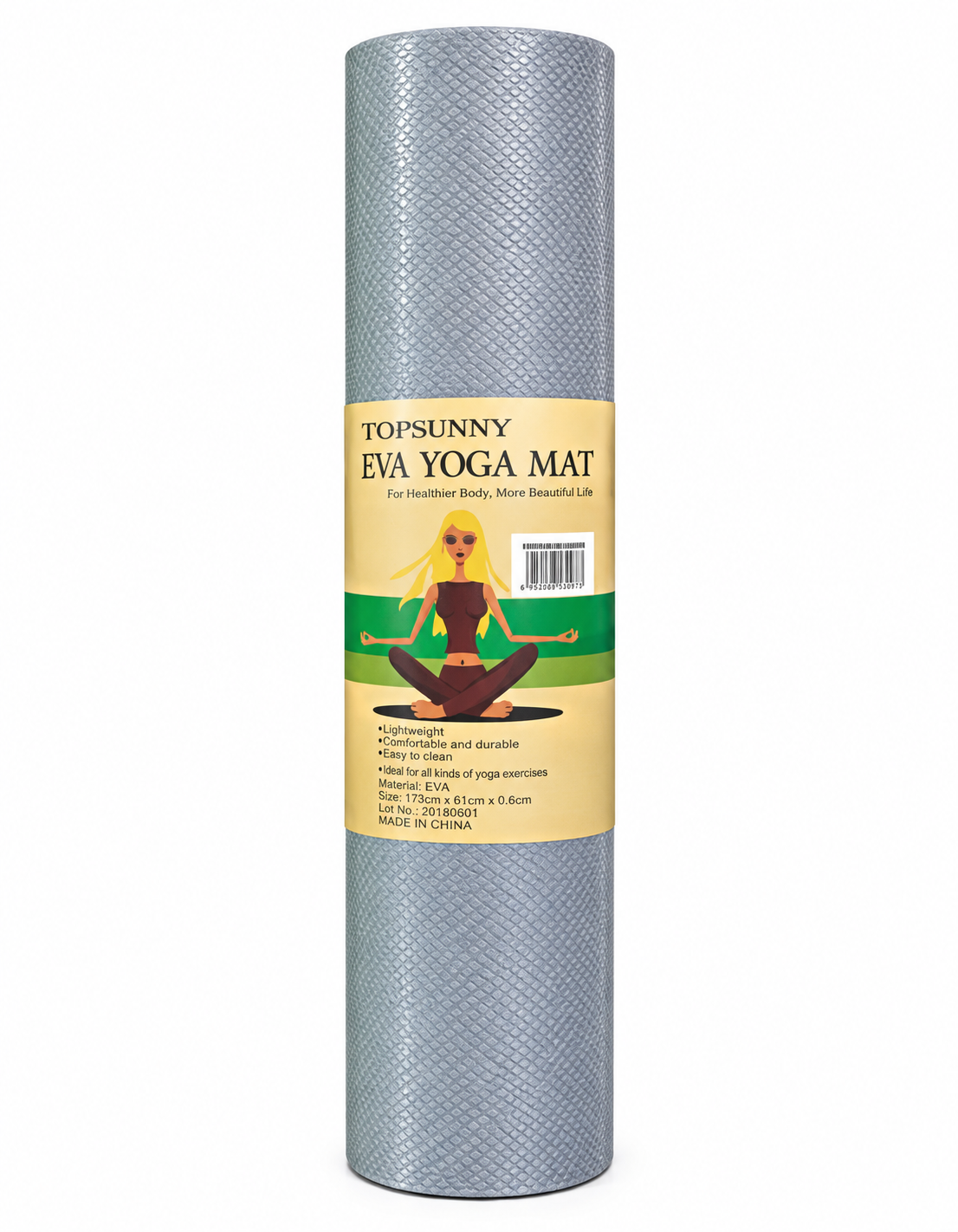 Mat de Yoga de 10mm–Tapete Antideslizante y Ecológico