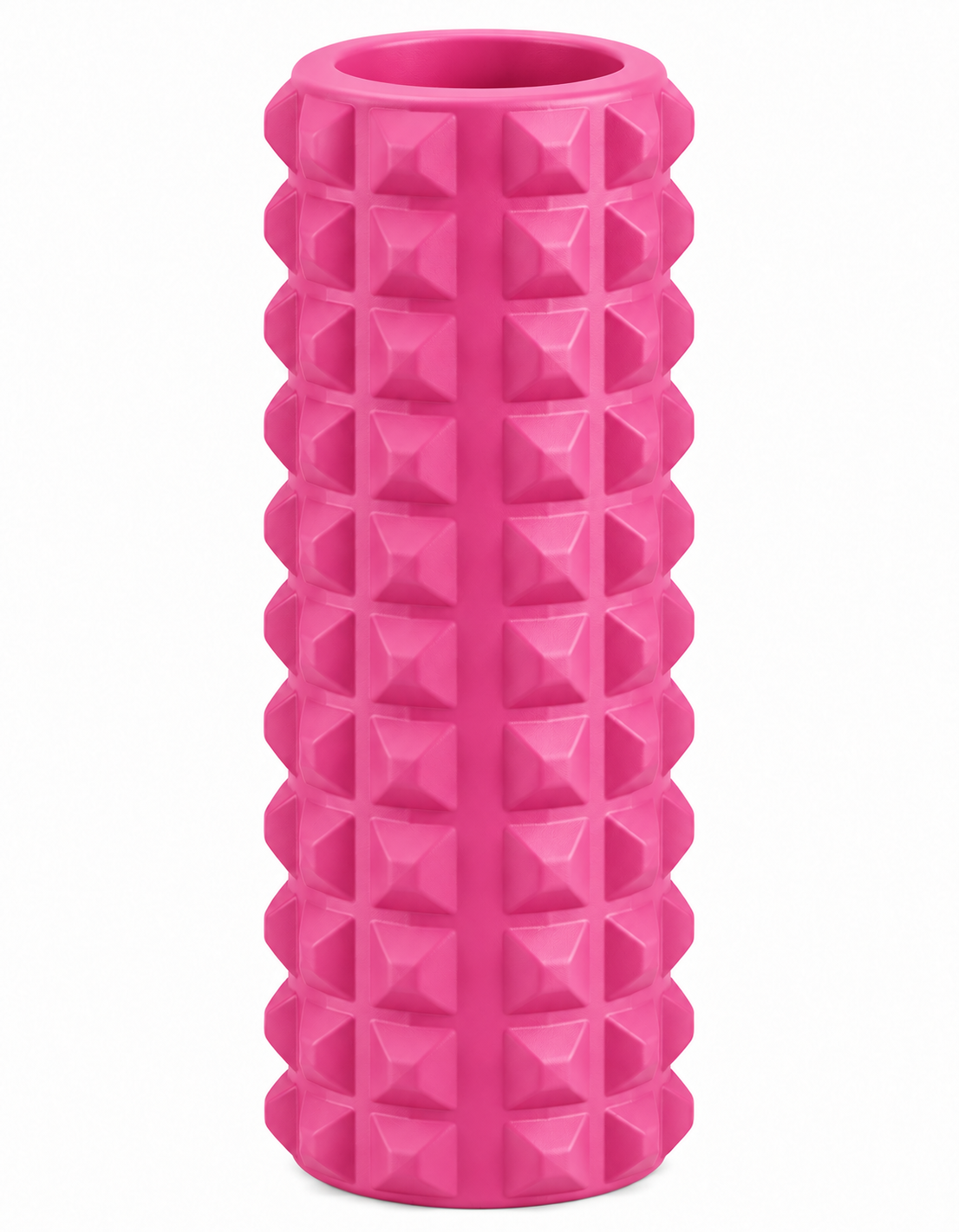 Rodillo De Espuma 33cm Texturizado – Para Masaje Muscular, Yoga Y Recuperación En Casa O Gimnasio