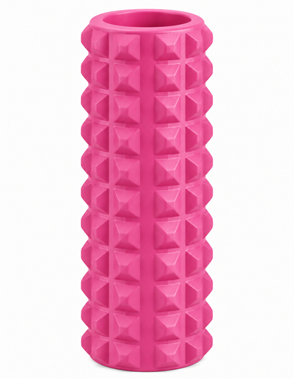 Rodillo De Espuma 33cm Texturizado – Para Masaje Muscular, Yoga Y Recuperación En Casa O Gimnasio