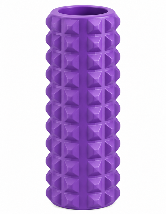 Rodillo De Espuma 45cm Texturizado, Para Masaje Muscular, Yoga Y Recuperación En Casa O Gimnasio