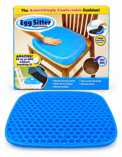 Cojín Ortopédico de Gel Silicona con Diseño de Panal