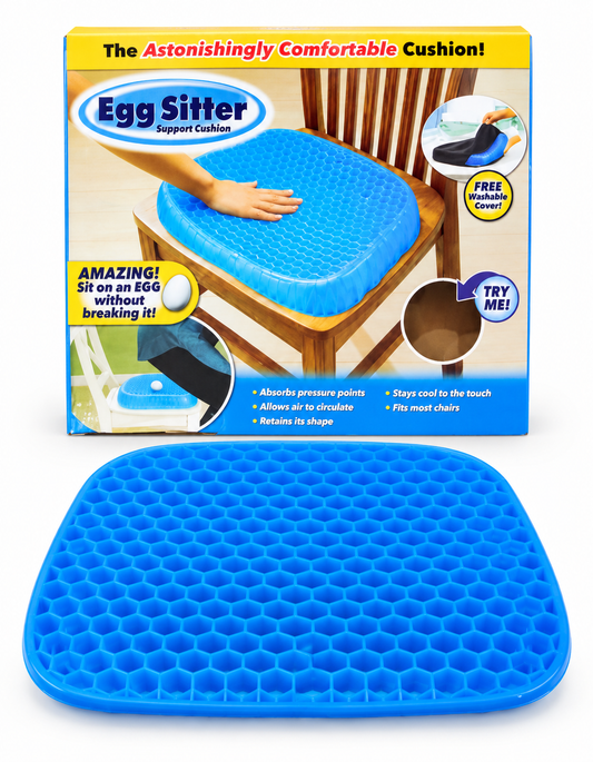 Cojín Ortopédico de Gel Silicona con Diseño de Panal