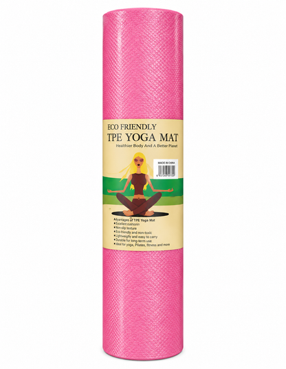 Mat de Yoga de 10mm–Tapete Antideslizante y Ecológico