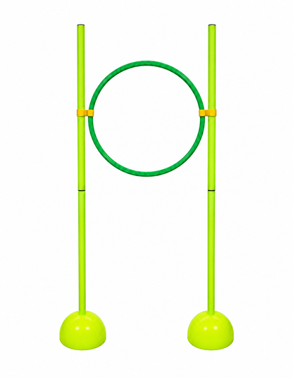 Set de Valla - Aro de Agilidad Ajustable con Bases Domo para Entrenamiento Deportivo